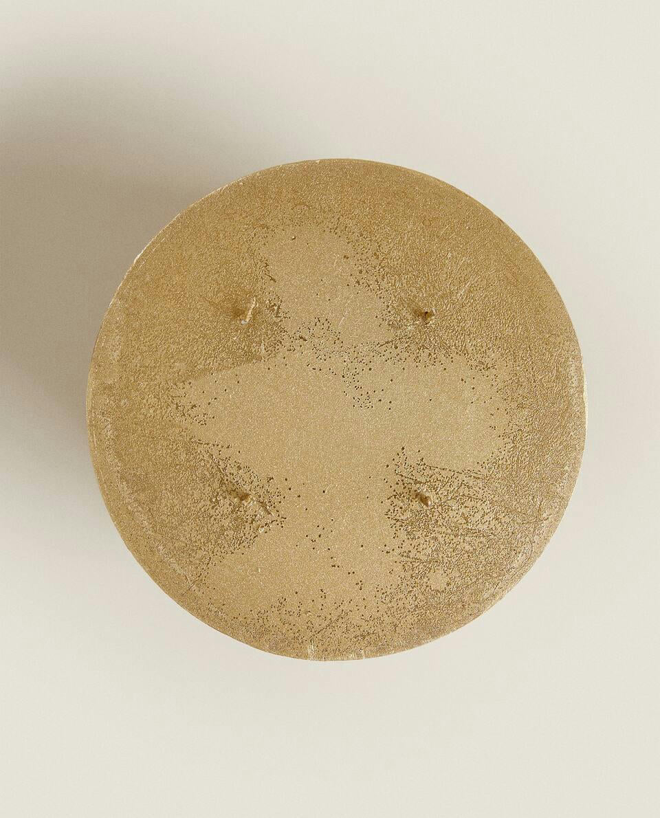 GOLD CHRISTMAS CANDLE