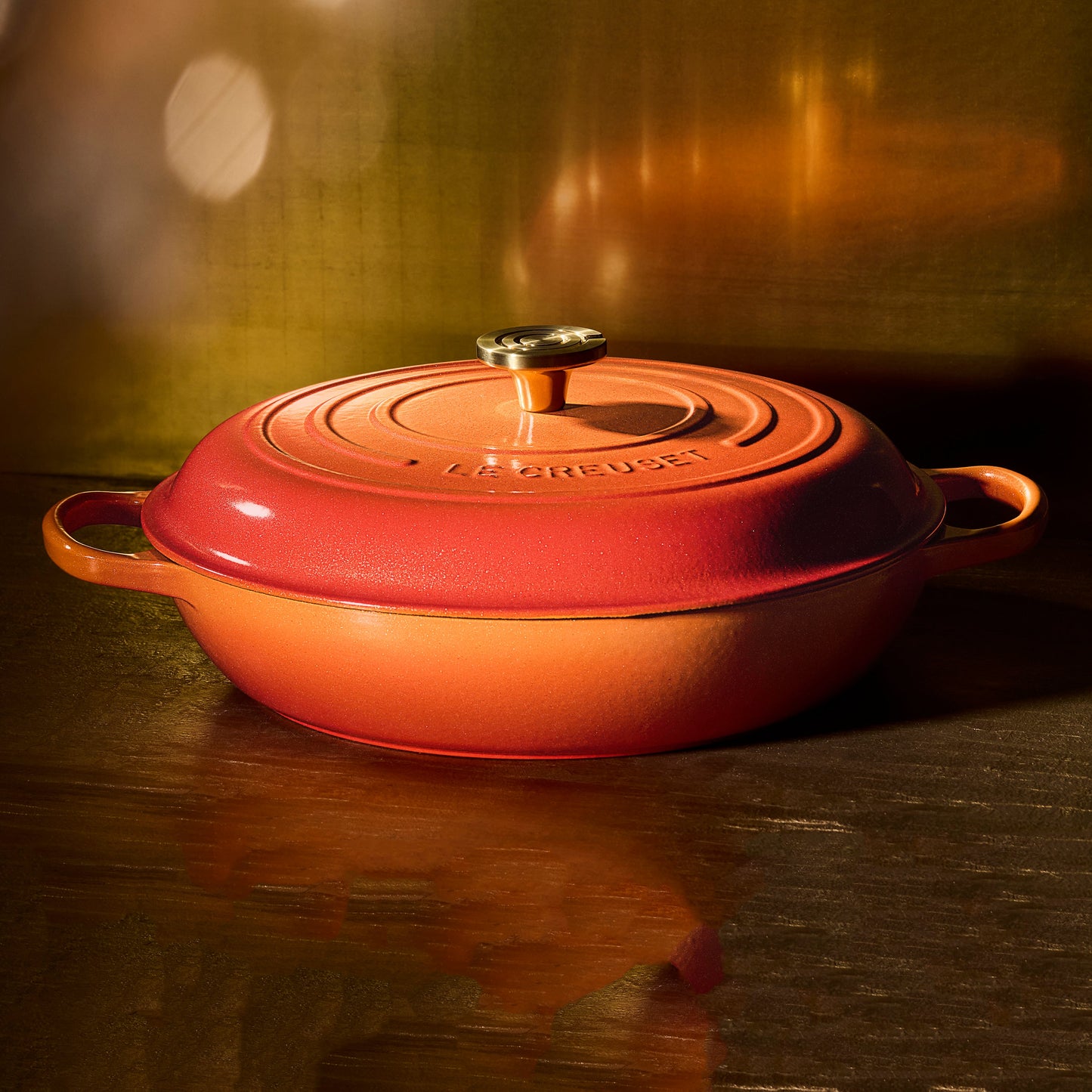 Signature Cast Iron 3.5-quart Flamme Doree Braiser