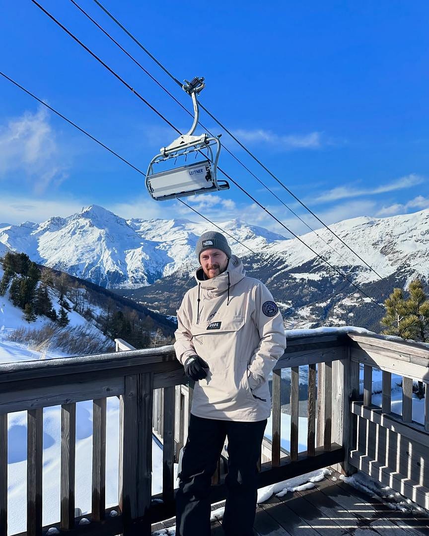 Snowboard Jacket For Men Sand