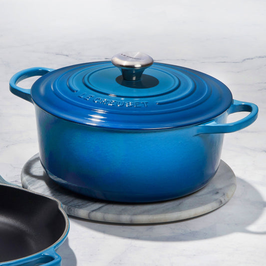 Signature Cast Iron 2-quart Marseille Round Dutch Oven