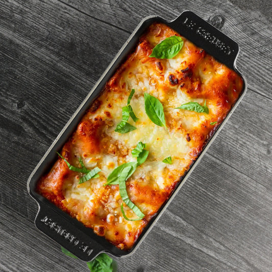 Signature Cast Iron 9 x 5-inch Cerise Loaf Pan