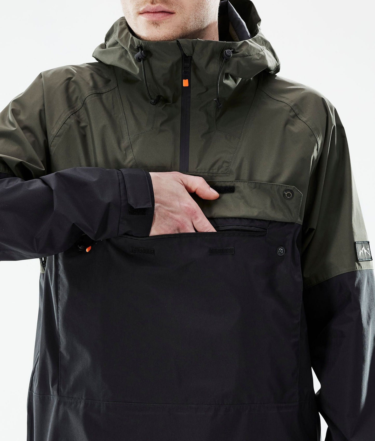 Outdoor Jacket For Men Olive Green/Black