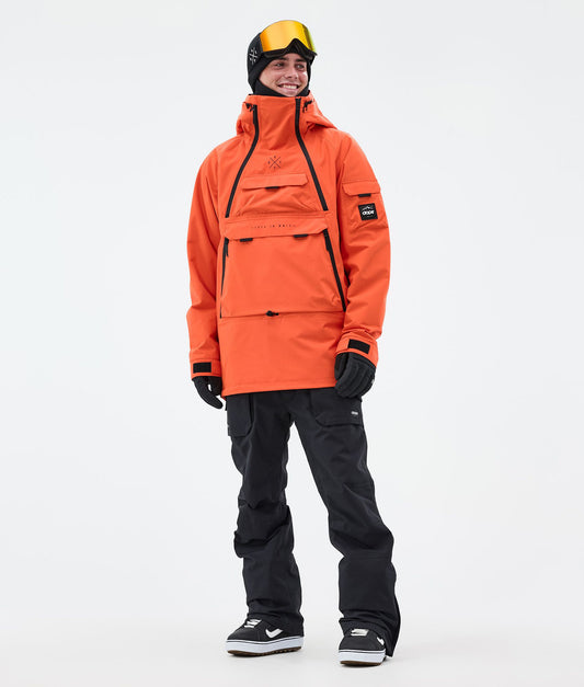 Snowboard Jacket For Men Orange