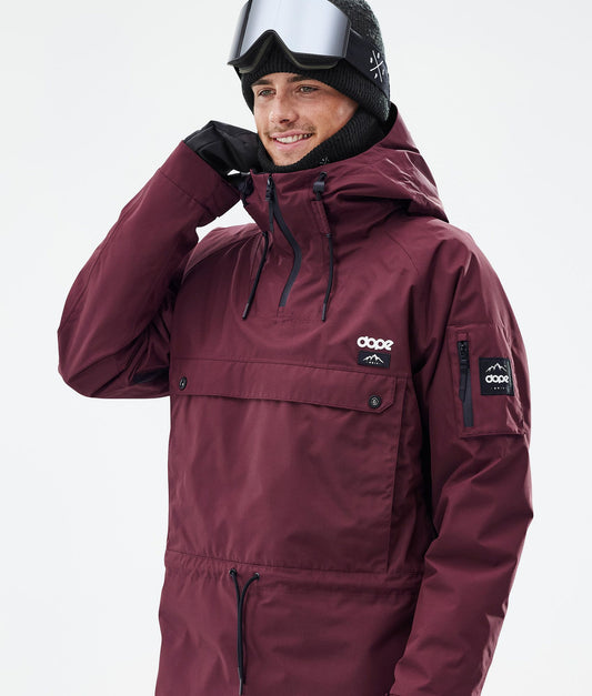 Snowboard Jacket For Men Don Burgundy