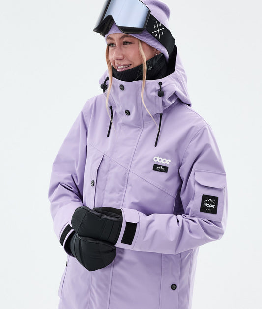 Snowboard Jacket For Women Faded Violet