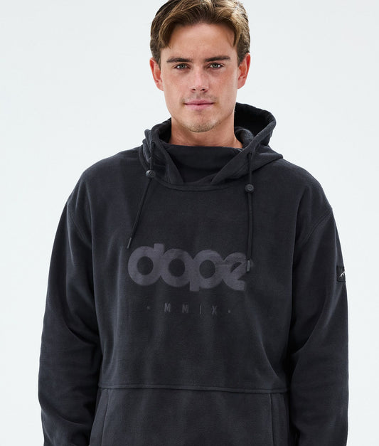 Fleece Hoodie For Men Black