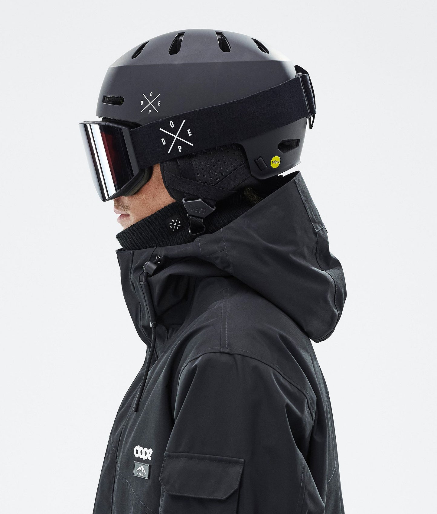 Ski Helmet X-Up Matte Black w/ Black