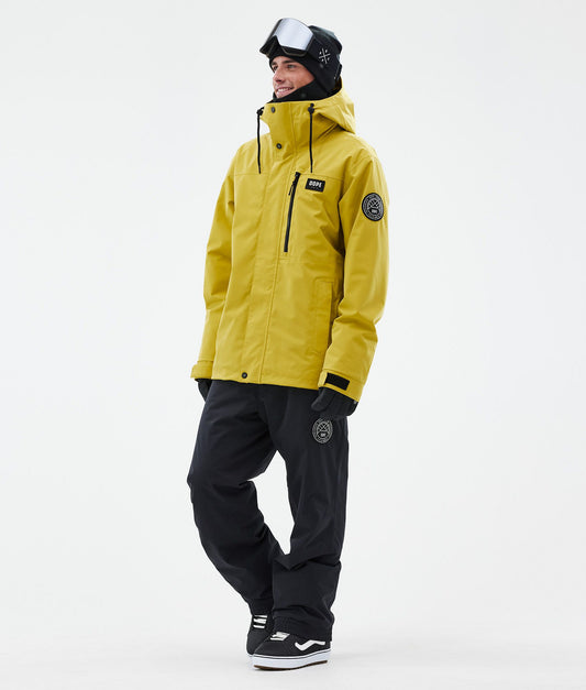 Snowboard Jacket For Men Yellow