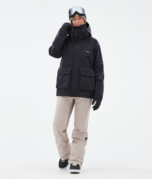 Snowboard Jacket For Women Black