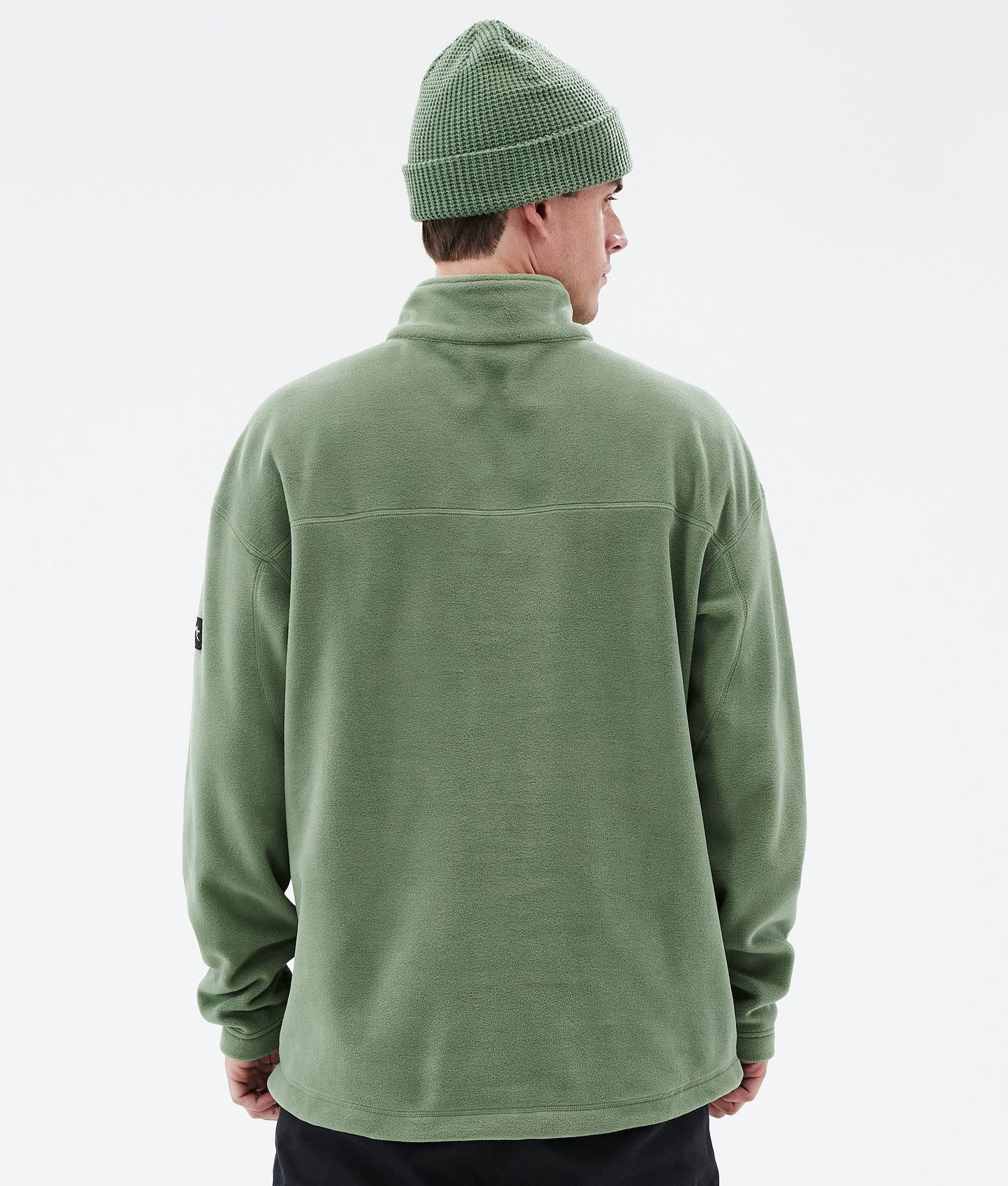 Fleece Sweater For Men Moss Green