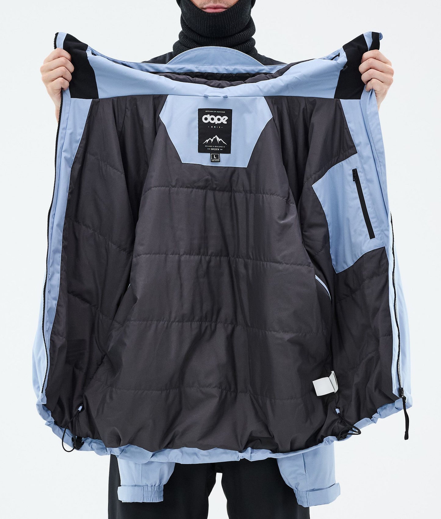 Snowboard Jacket For Men Light Blue