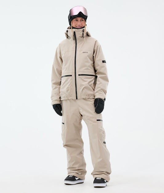 Snowboard Jacket For Women Sand