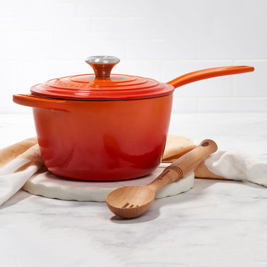 Signature Cast Iron 2.25-quart Flame Saucepan