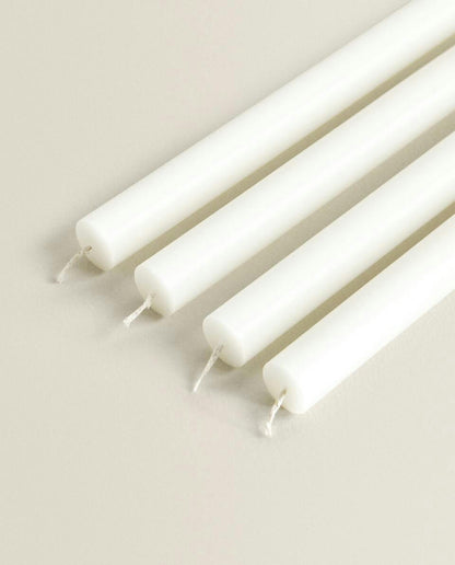 LONG CYLINDRICAL CANDLE (PACK OF 4)