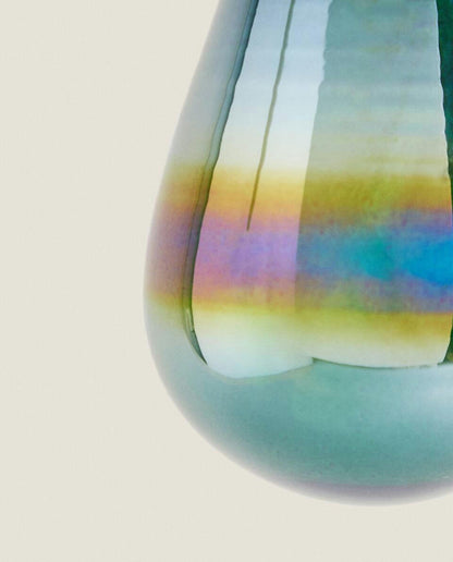 GLASS PEAR CHRISTMAS DECORATION