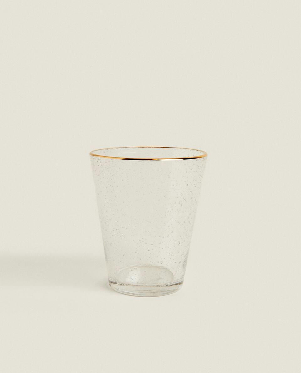 CHRISTMAS TUMBLER WITH BUBBLE RIM