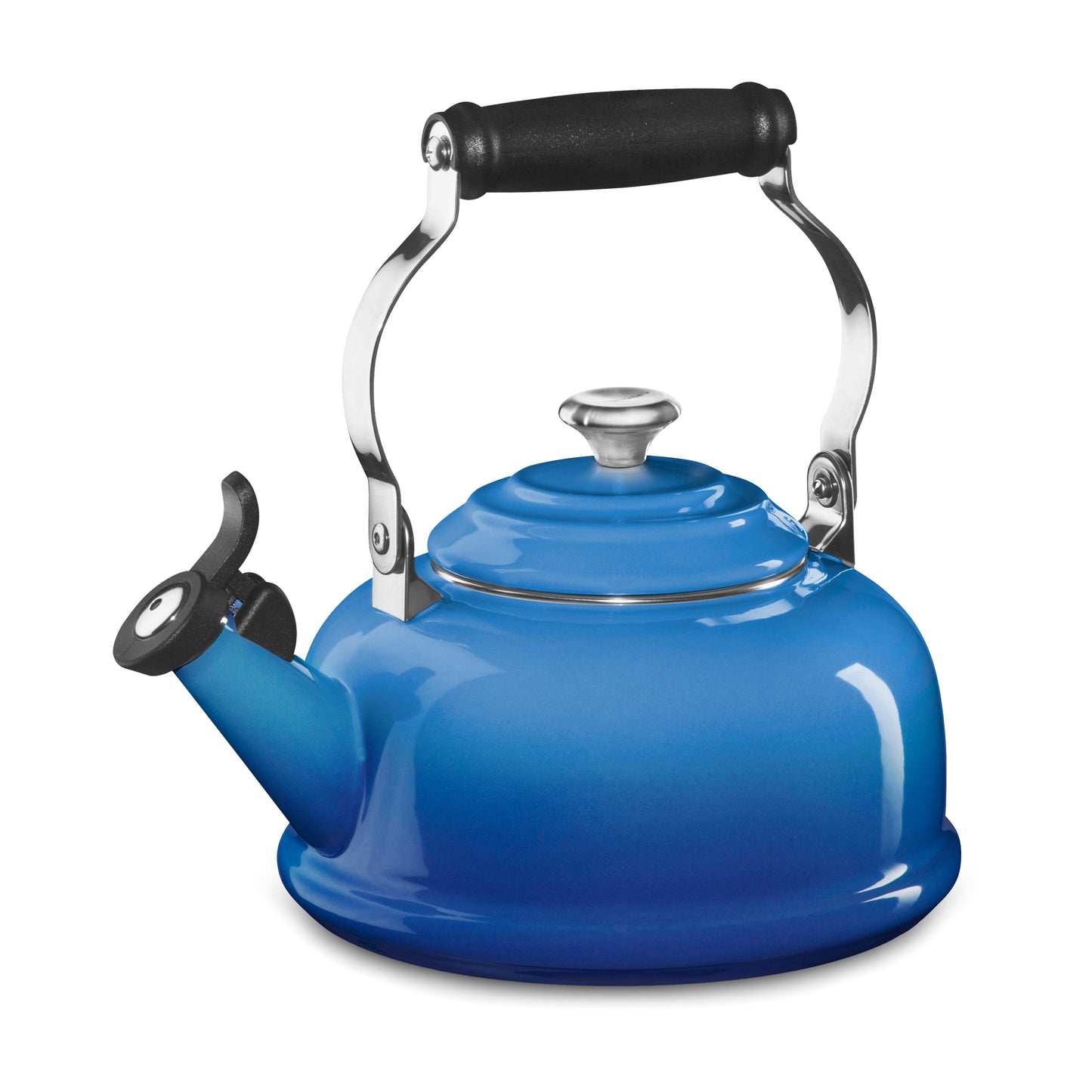 Enameled Steel 1.7-quart Marseille Whistling Tea Kettle