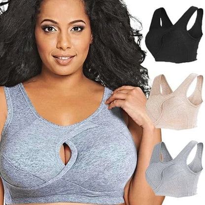 Achetez-en 1, obtenez-en 2 gratuitement maintenant 😍 - Soutien-gorge sans armatures anti-affaissement en coton pur