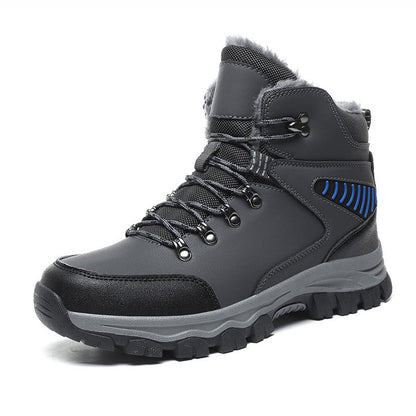 (Zeitlich begrenztes Event, 49 % Rabatt) Wasserdichte und kalte, warme Winterstiefel für Herren, orthopädische Fußgewölbeunterstützung, Arbeitsstiefel mit breiter Zehenpartie 