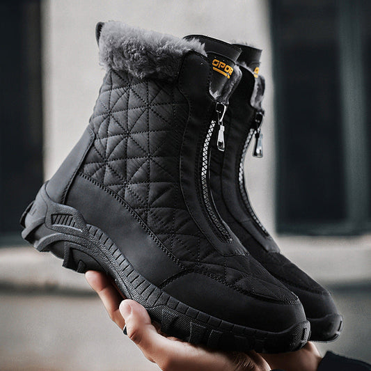 (Événement à durée limitée de 70 % de réduction) Bottes de neige orthopédiques à bout large pour homme, chaussures de randonnée chaudes, imperméables, antidérapantes et anti-crevaison, nouvelle collection hiver 2024 