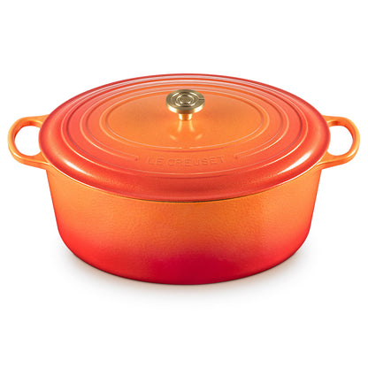 Signature Cast Iron 15.5-quart Flamme Doree Oval Dutch Oven
