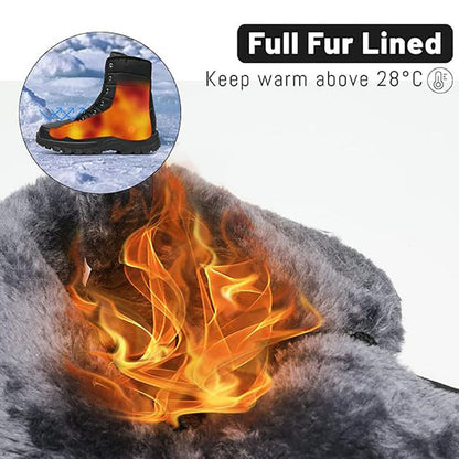 (Zeitlich begrenzte Aktion mit 70 % Rabatt) Neue Herren-Schneestiefel für den Winter 2024 mit Knöchelstütze und breiter Zehenpartie, orthopädische Fußgewölbeunterstützung, warme, durchtrittsichere, wasserdichte und rutschfeste Wanderstiefel 