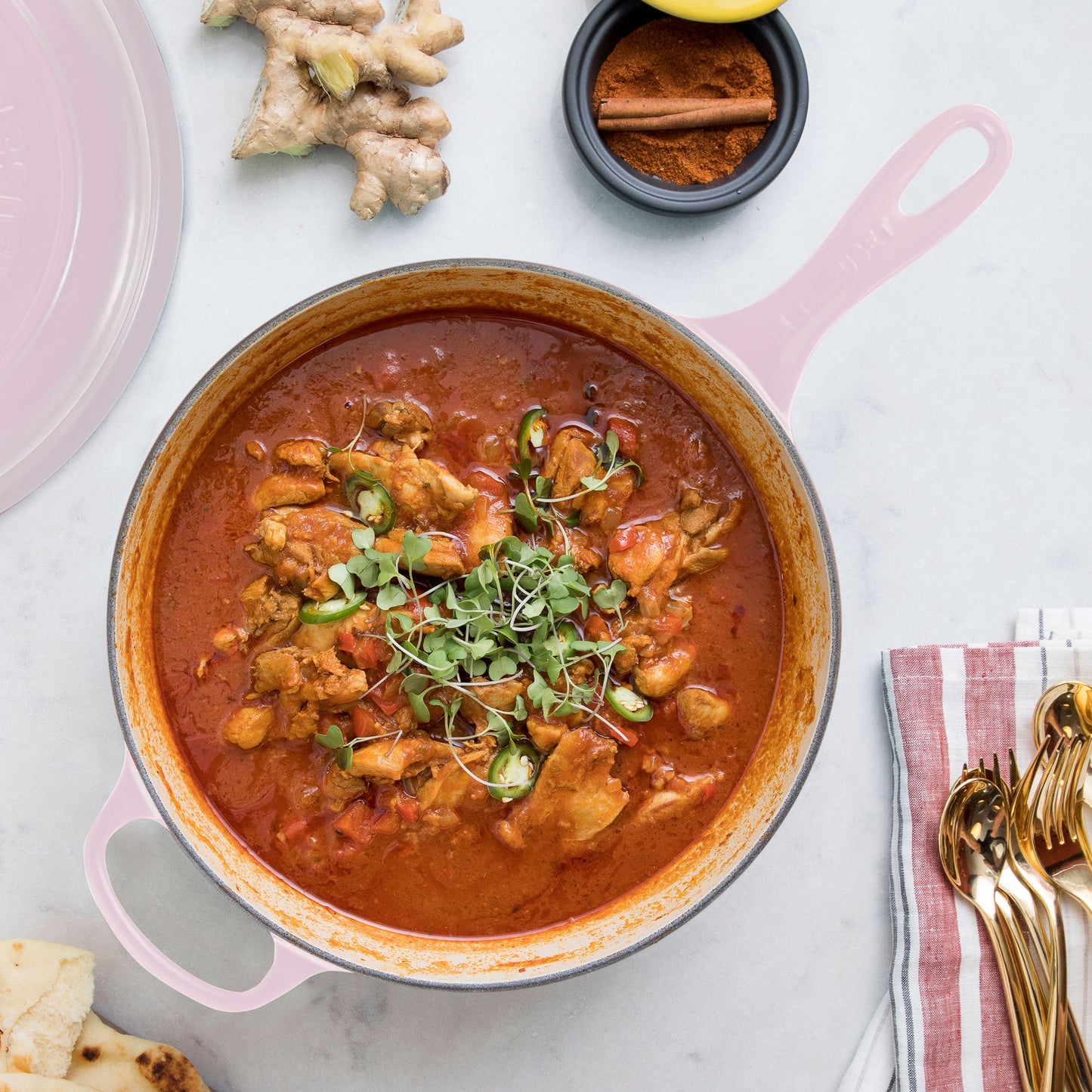 Signature Cast Iron 3.75-quart Shallot Cassadou