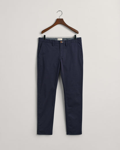 Men's Slim Fit Twill Chinos - MARINE