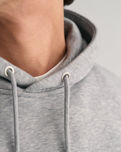 Men's Medium Archive Shield Hoodie - GREY MELANGE