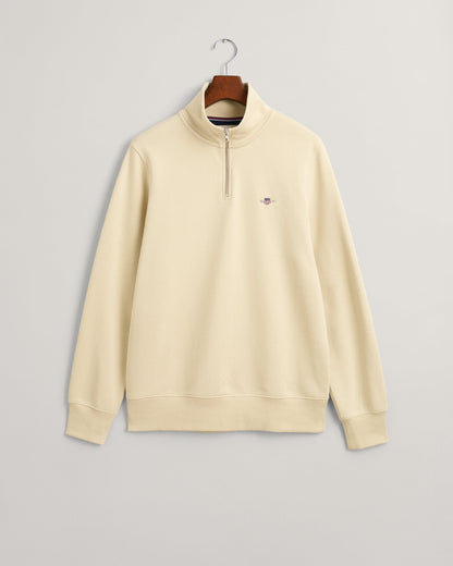 Men's Shield Half-Zip Sweatshirt - SILKY BEIGE