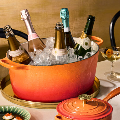 Signature Cast Iron 15.5-quart Flamme Doree Oval Dutch Oven