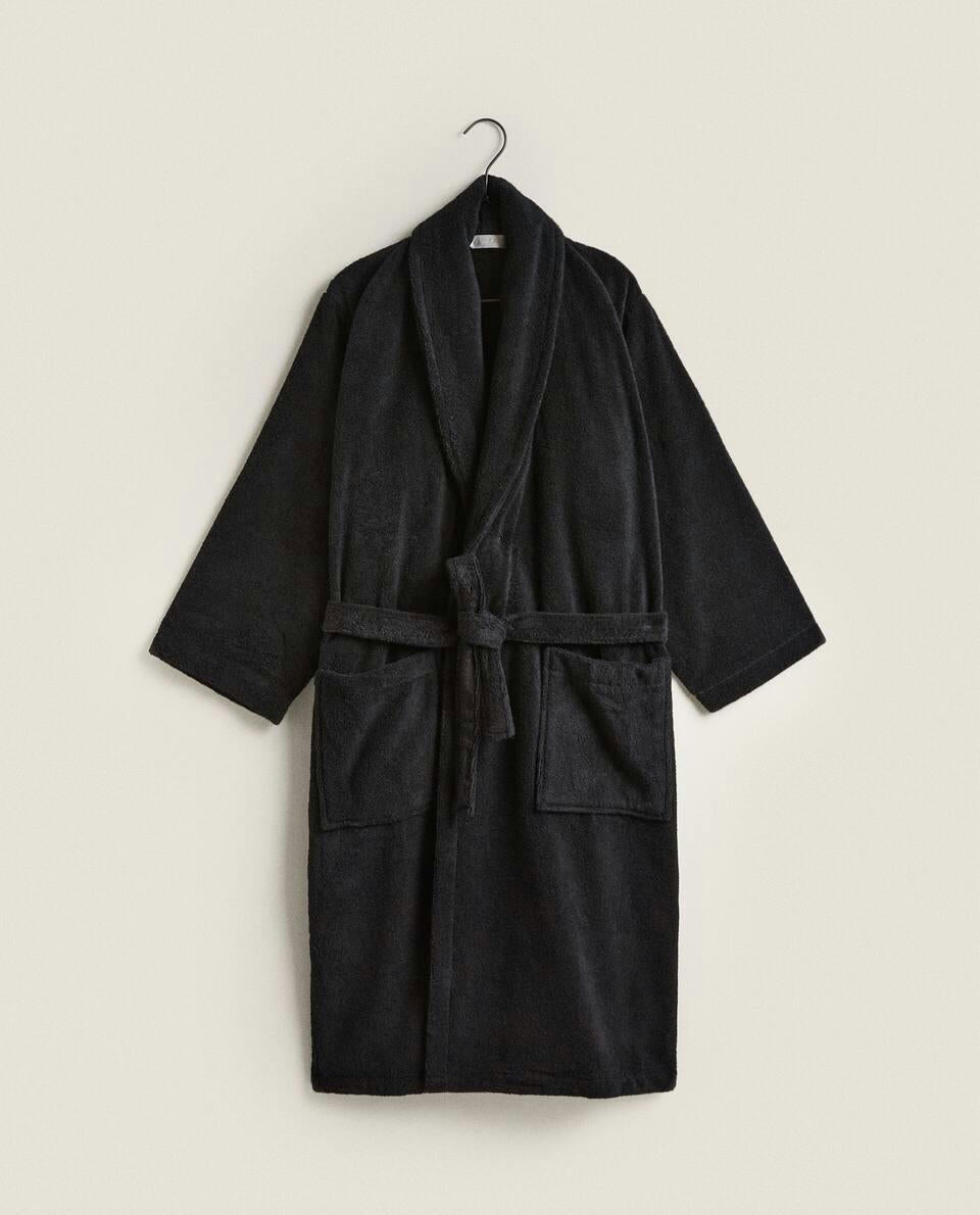 EXTRA SOFT BATHROBE WITH SHAWL COLLAR