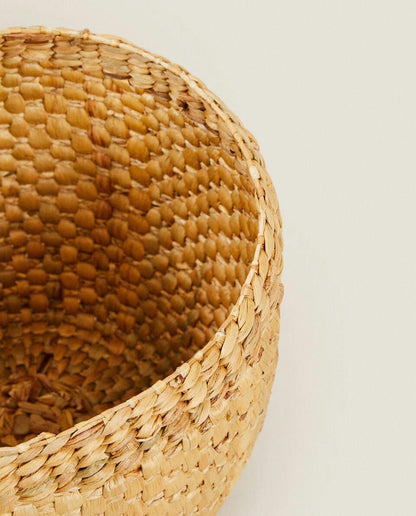 STRIPED ROUND BASKET