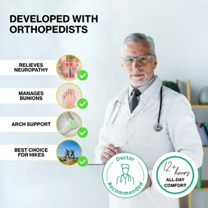 (⏰Zeitlich begrenztes 70 % Rabatt-Event) Wasserdichte, rutschfeste und durchtrittsichere Wanderstiefel für Herren mit Knöchelstütze und breiter Zehenpartie, Fußgewölbestütze und orthopädischer Arbeitsstiefel 