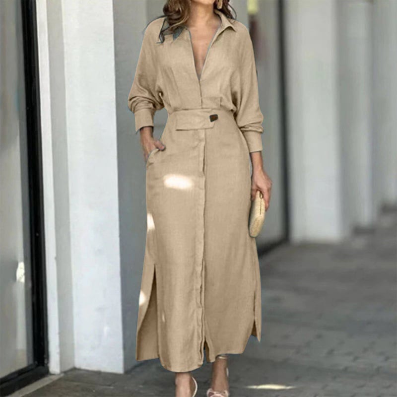 2025 Solid color maxi dress  (Upgraded Version)