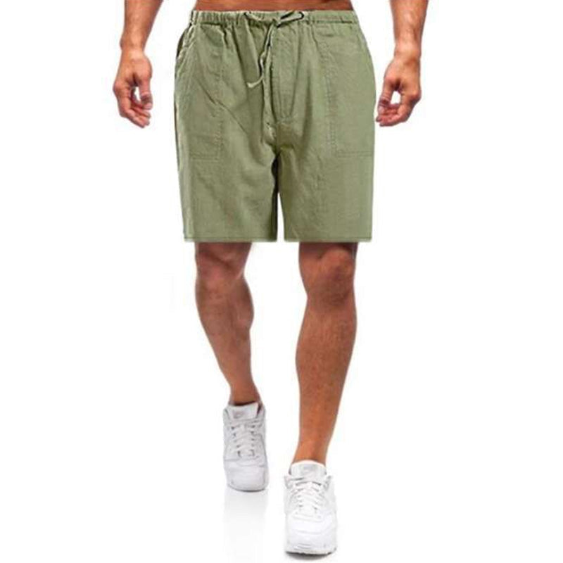 Lässige Herren-Shorts aus Leinen 