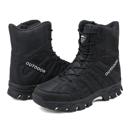 (⏰Remise à durée limitée 49 % de réduction) Bottes de randonnée légères, respirantes, durables et antidérapantes pour hommes, bottes de combat de l'armée, bottes de travail 