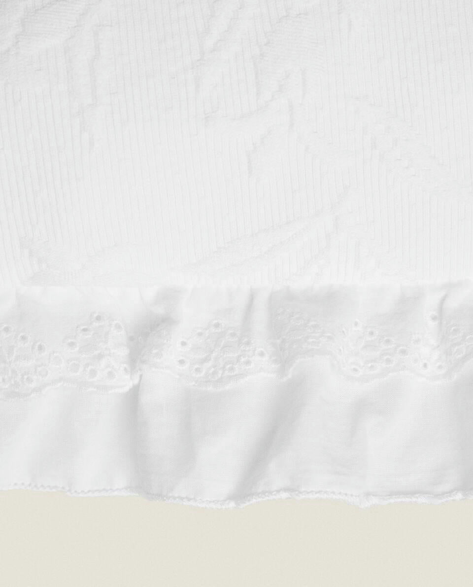 RUFFLE CUSHION COVER