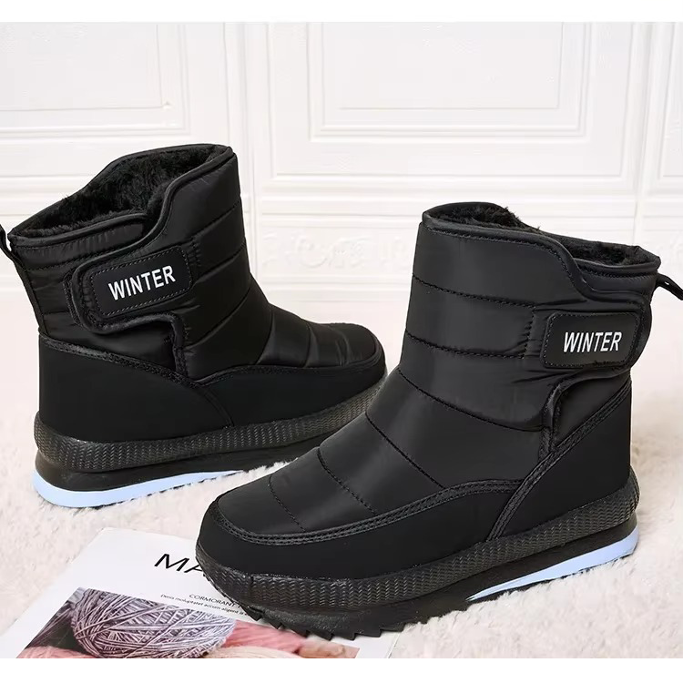 (Vente à durée limitée -70 %) Bottes de neige orthopédiques épaisses et chaudes pour hommes, à bout large, antidérapantes, imperméables, doublées de fourrure 