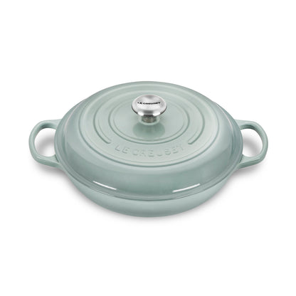 Signature Cast Iron 3.5-quart Sea Salt Braiser