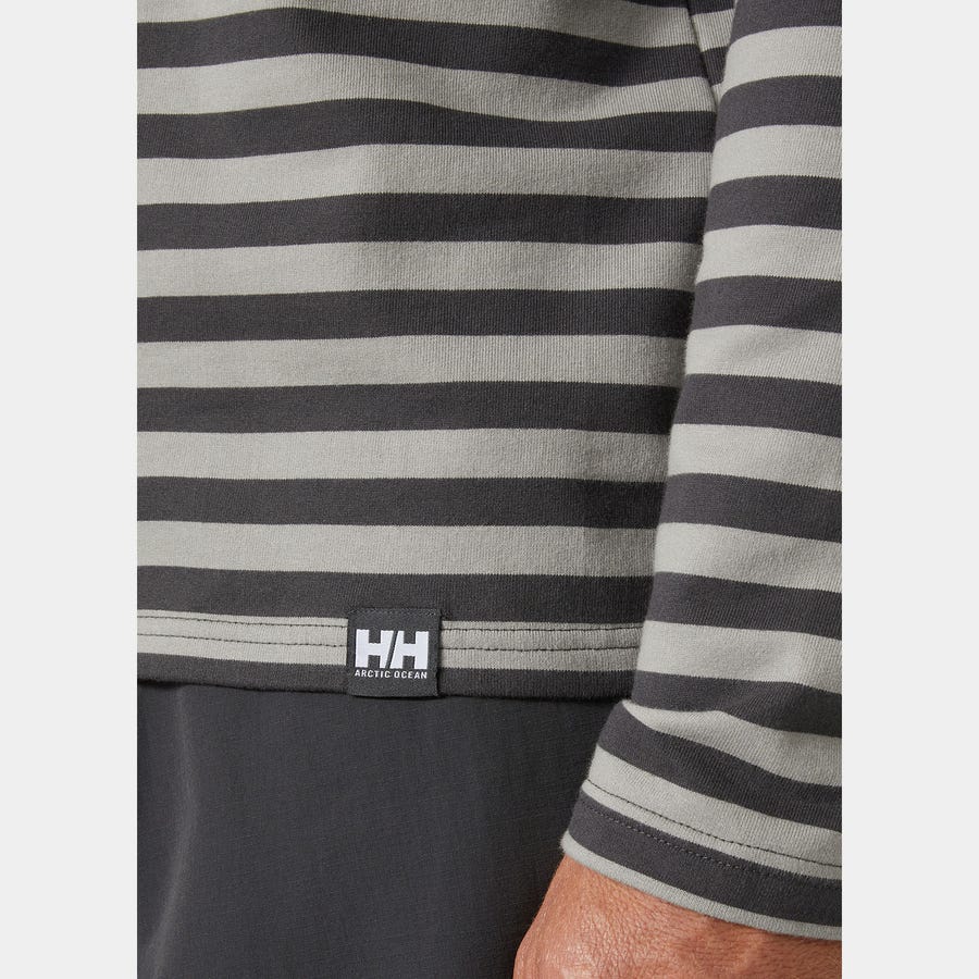 Men's Arctic Ocean Long-Sleeve Cotton T-Shirt