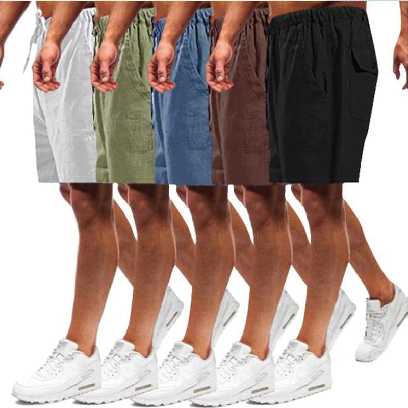 Lässige Herren-Shorts aus Leinen 