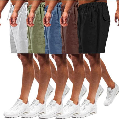 Lässige Herren-Shorts aus Leinen 