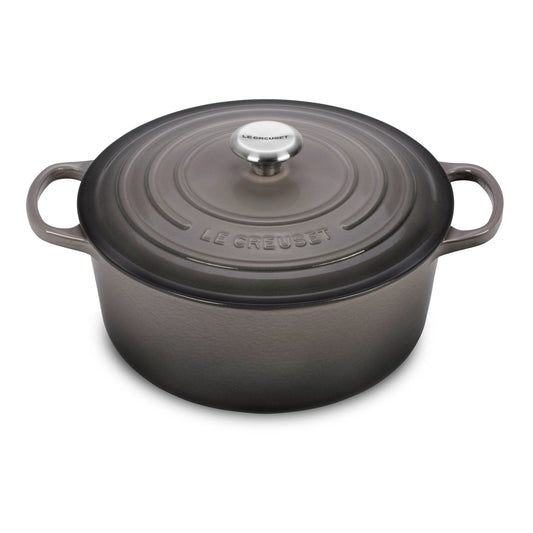 Signature Cast Iron 9-quart Oyster Round Dutch Oven