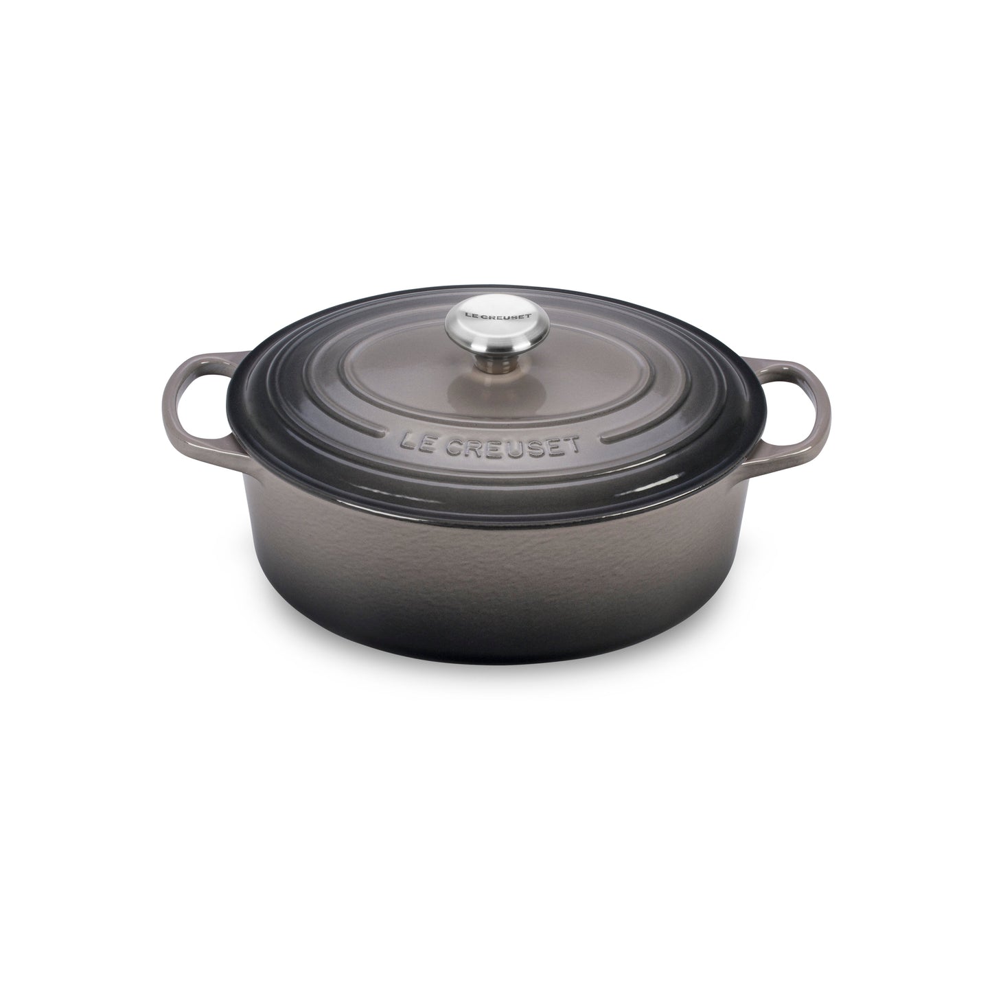 Signature Cast Iron 2.75-quart Oyster Oval Dutch Oven