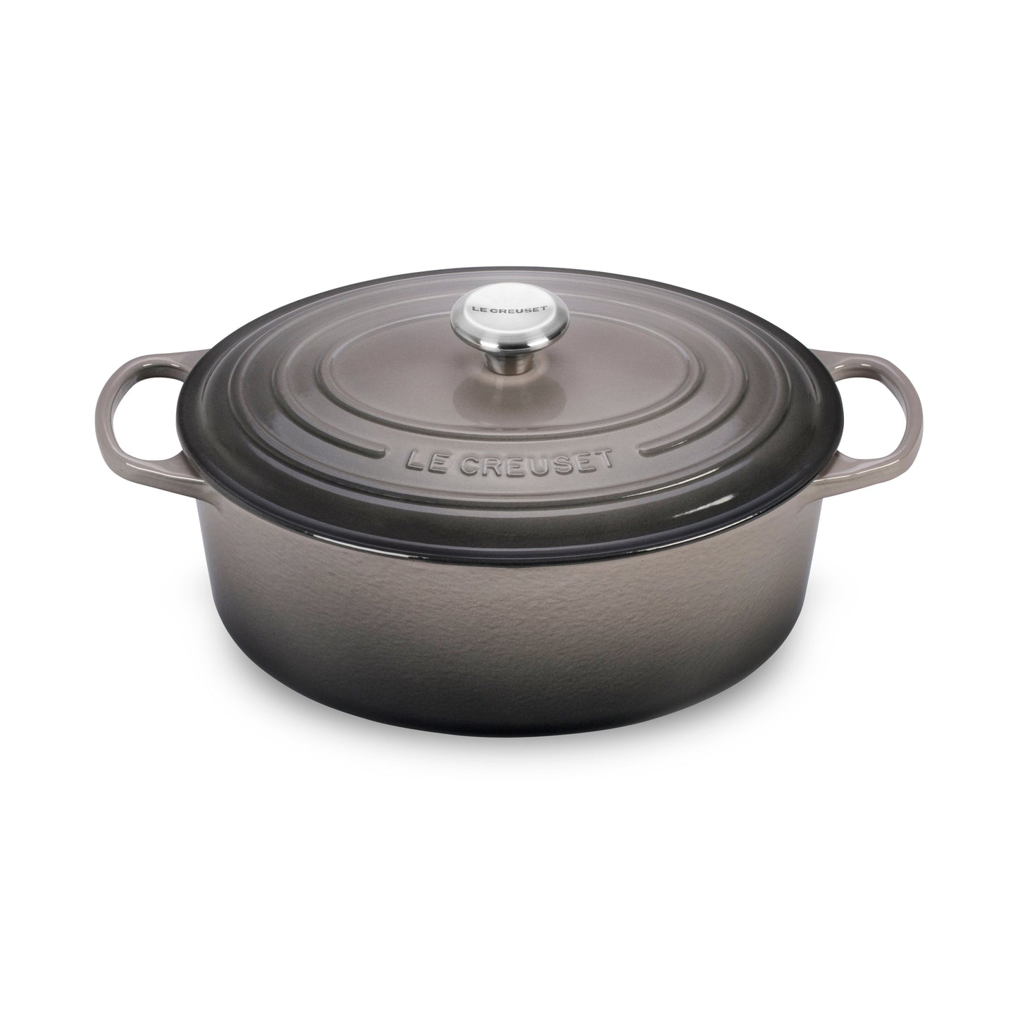 Signature Cast Iron 6.75-quart Oyster Oval Dutch Oven