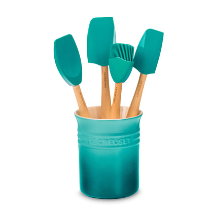5 Piece Caribbean Silicone Utensil Set
