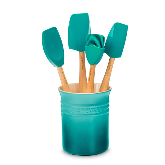 5 Piece Caribbean Silicone Utensil Set