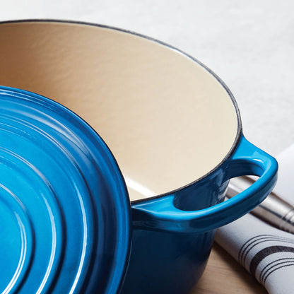 Signature Cast Iron 13.25-quart Marseille Round Dutch Oven