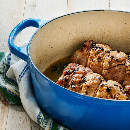 Signature Cast Iron 5.5-quart Marseille Round Dutch Oven